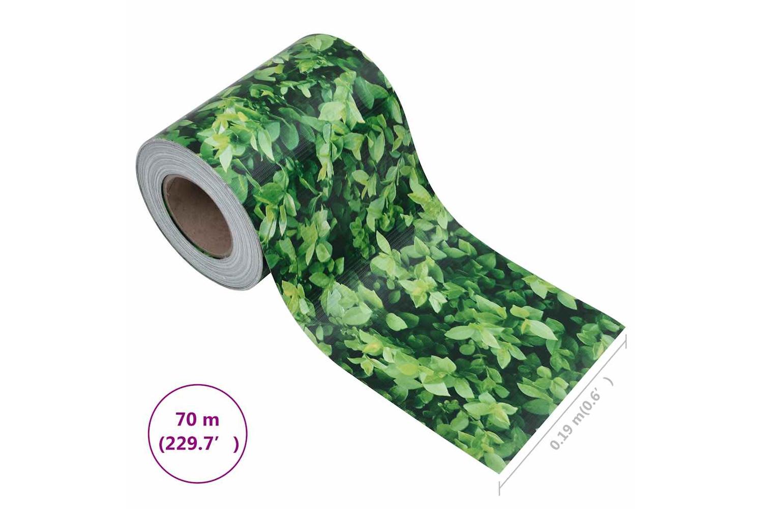 Vidaxl 147850 Garden Privacy Screen Pvc 70x0.19 M Green-10
