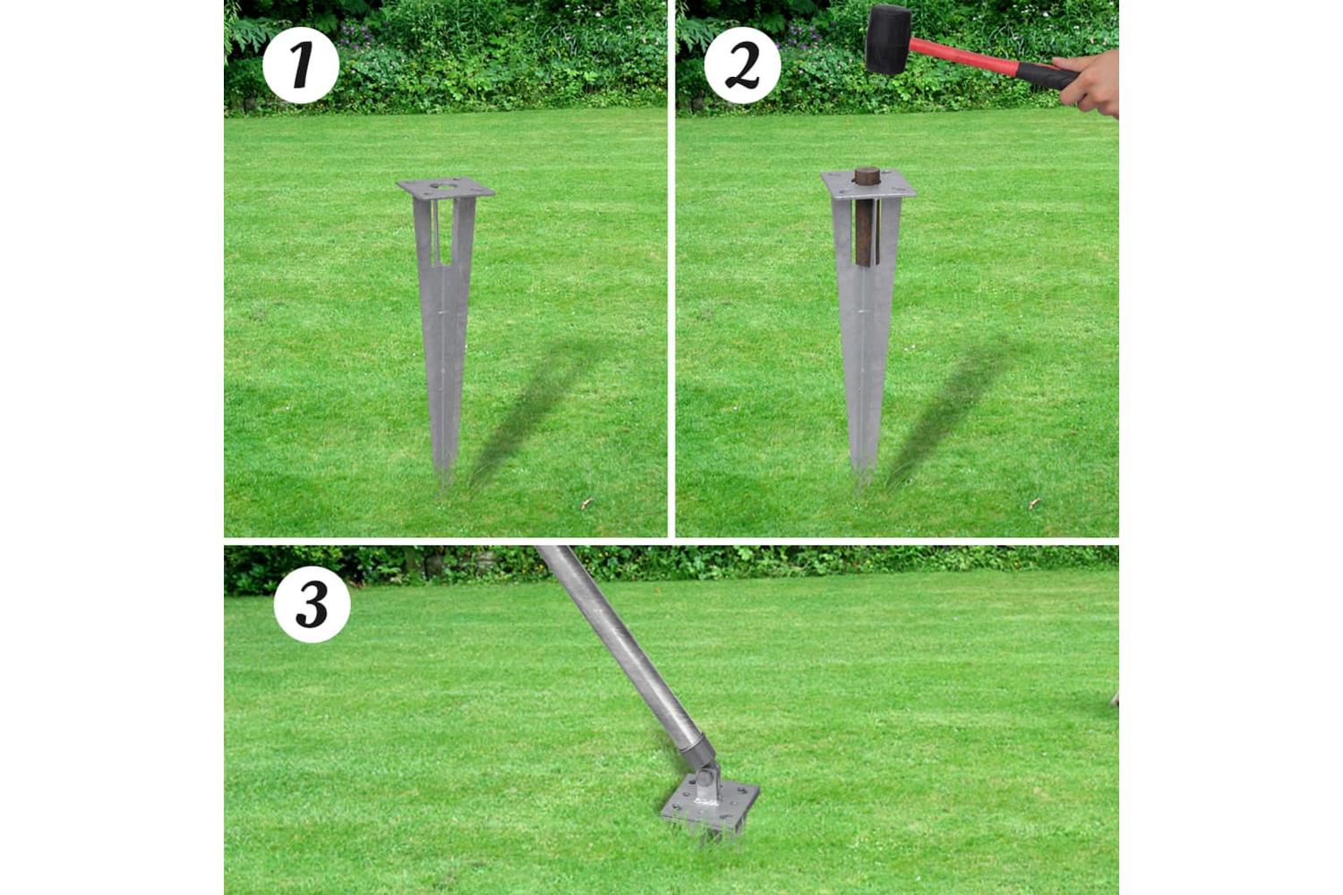 Vidaxl 141502 Chain Link Fence With Posts Spike Galvanised Steel 15x0.8 M-10