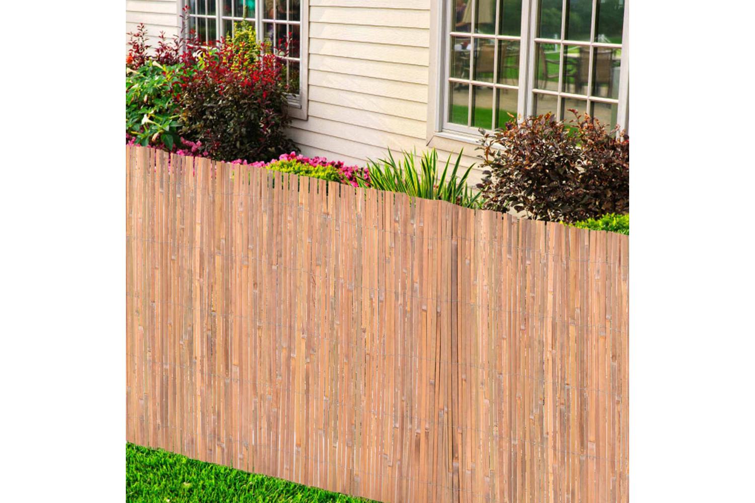 vidaXL 140390 Bamboo Fence 100x400cm-2