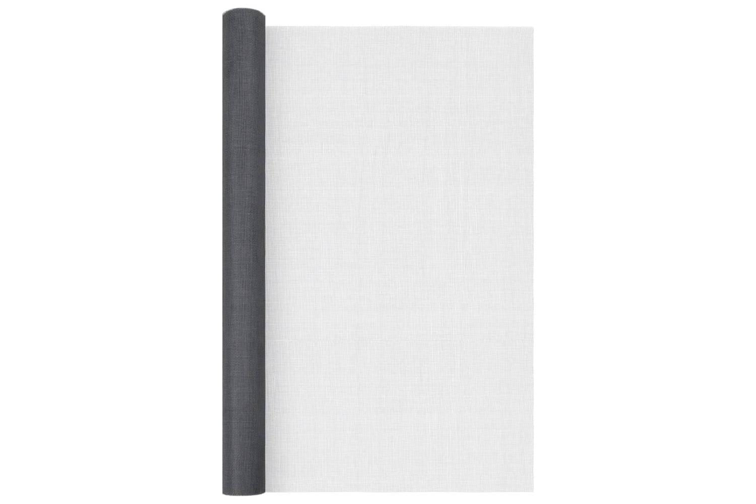 vidaXL 150876 Mesh Screen Fiberglass 112x2000cm Grey-3