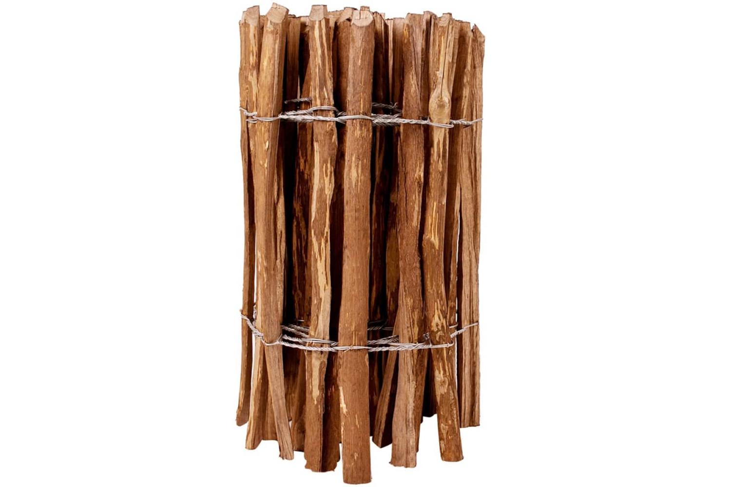vidaXL 43140 Picket Fence Hazel Wood 60x500cm-2
