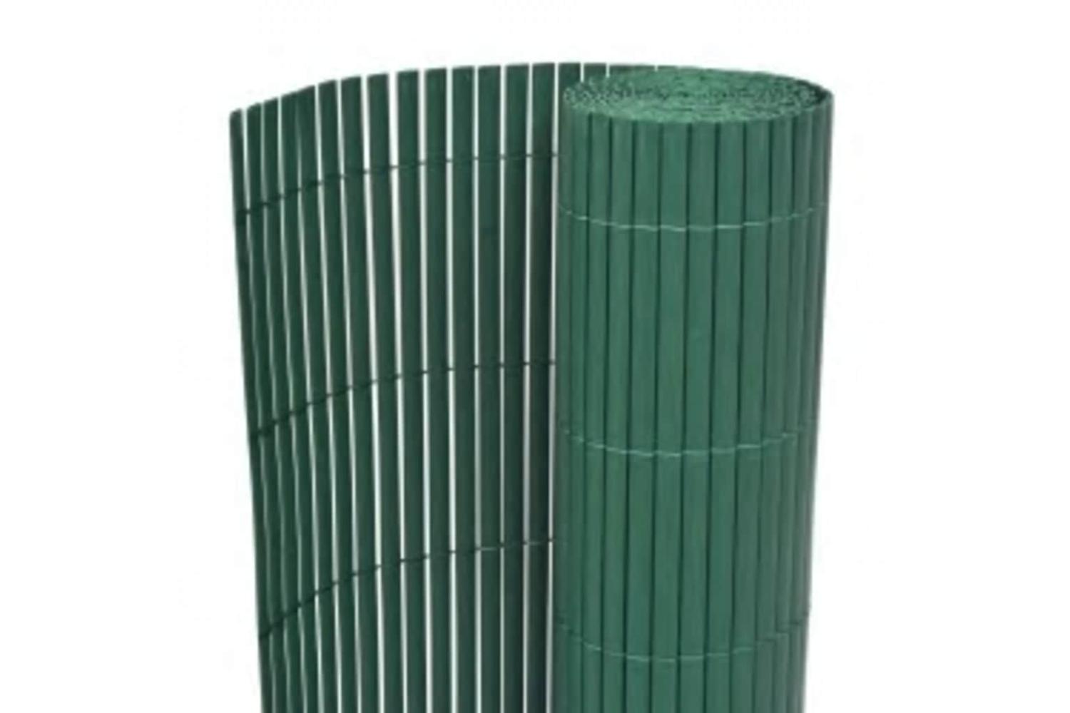 Vidaxl 317147 Double-sided Garden Fence 90x400 Cm Green-2