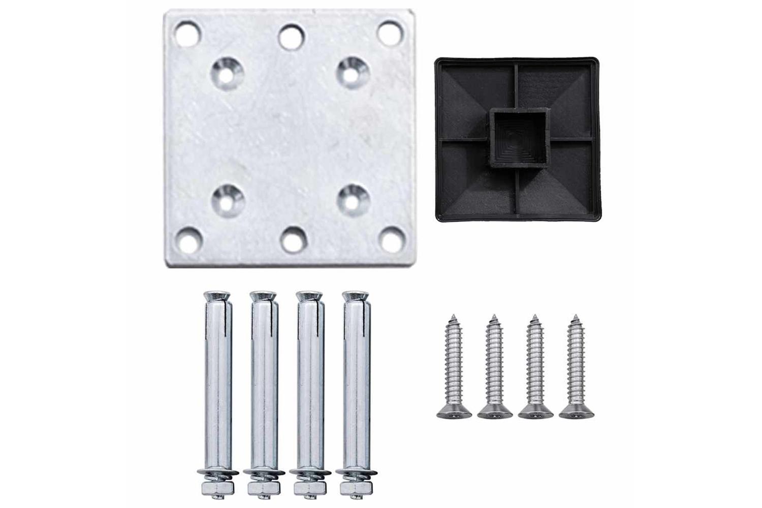 vidaXL Fence Panel Wpc 175x105cm Black-7