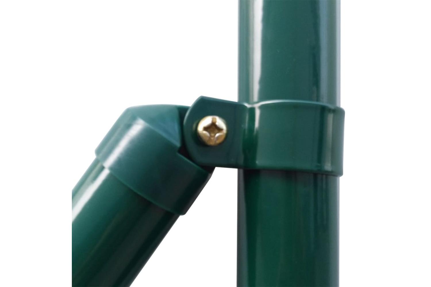 Vidaxl 142394 Euro Fence Steel 10x1.2 M Green-3