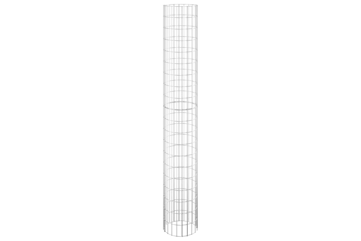 vidaXL 152014 Circular Gabion Pole Galvanised Steel ÃƒÂƒÃ‚Â˜30x200cm-2