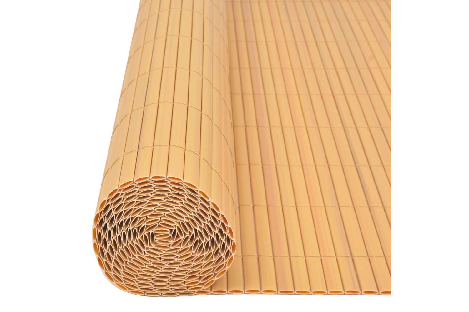 vidaXL 43629 Double-sided Garden Fence Pvc 90x500cm Yellow-5