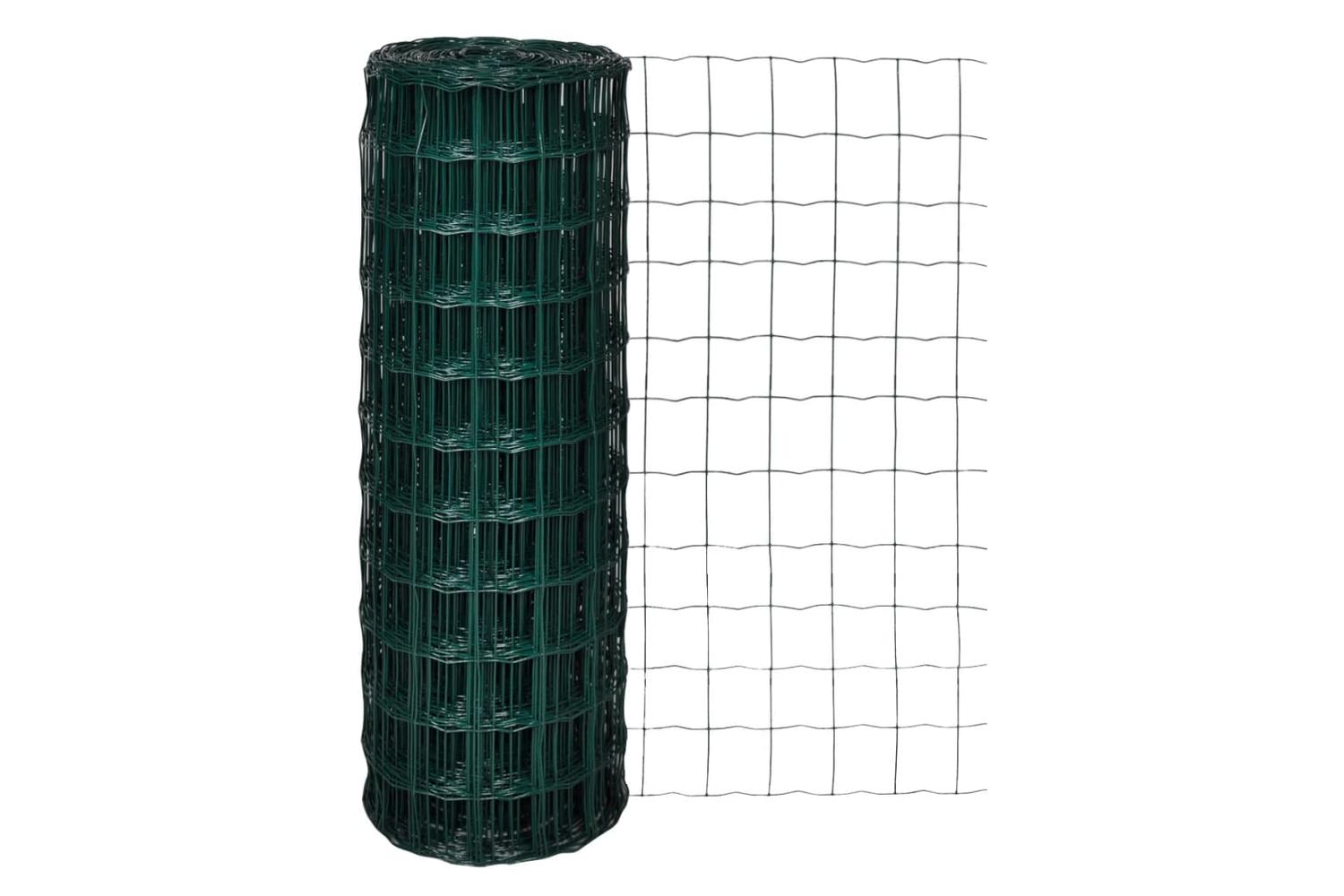 Vidaxl 142403 Euro Fence Steel 10x1.7 M Green