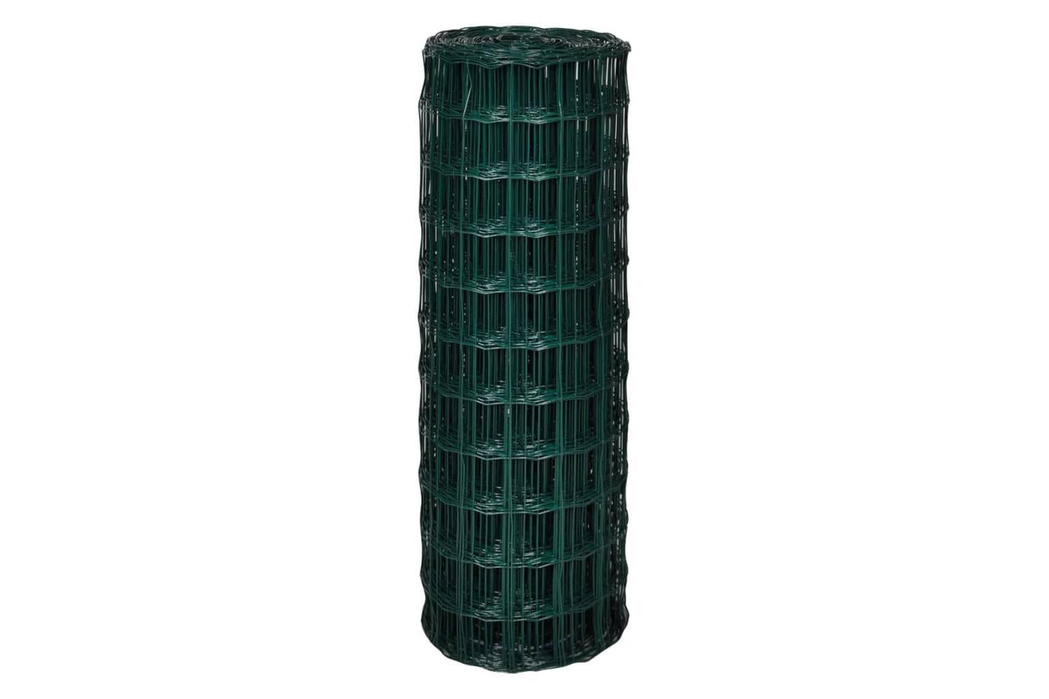 Vidaxl 142403 Euro Fence Steel 10x1.7 M Green-3