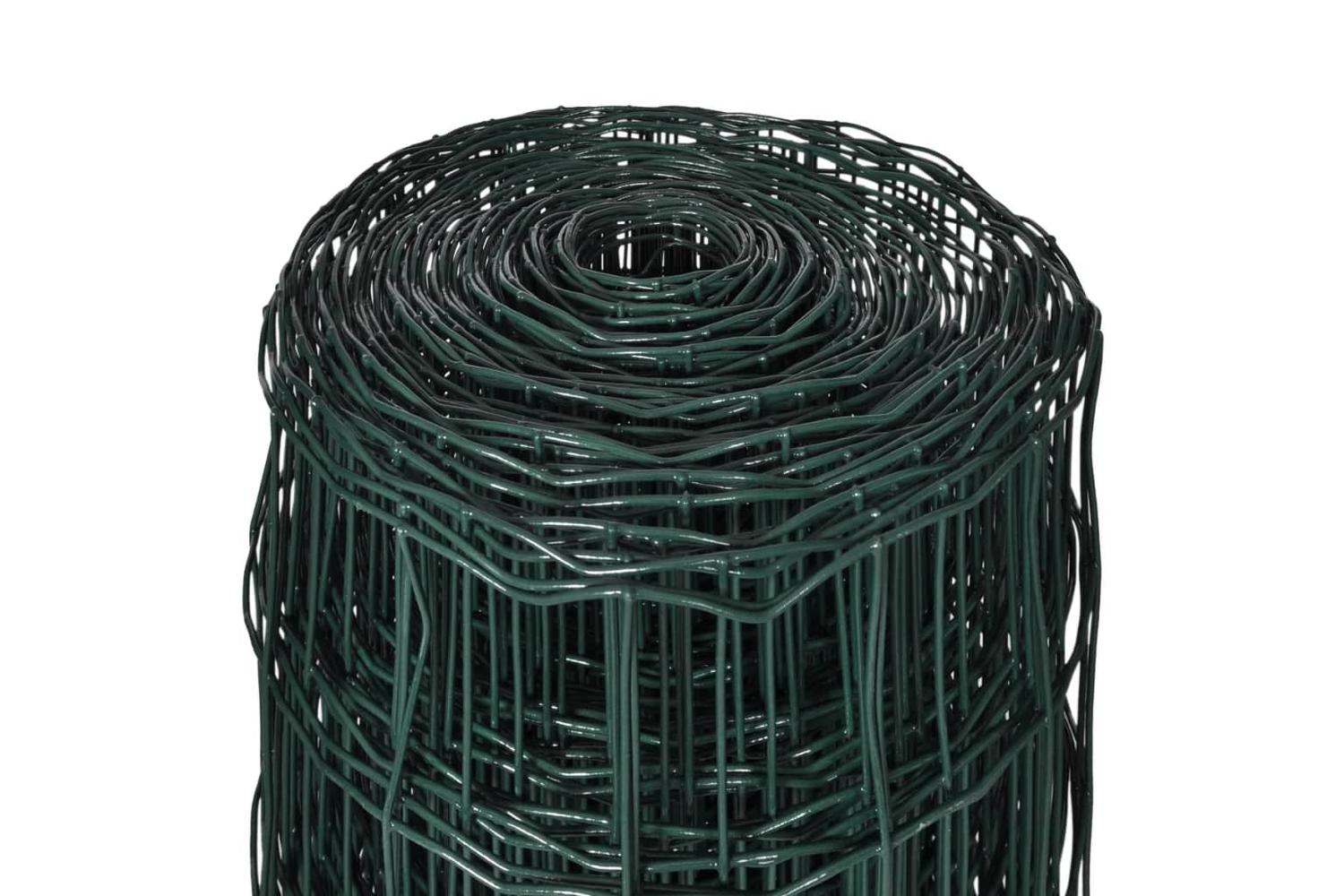 Vidaxl 142403 Euro Fence Steel 10x1.7 M Green-4