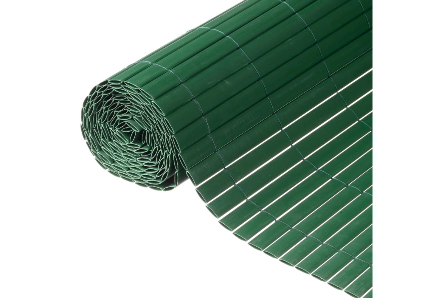 Nature 428516 Double Sided Garden Screen Pvc 1.5x3m Green