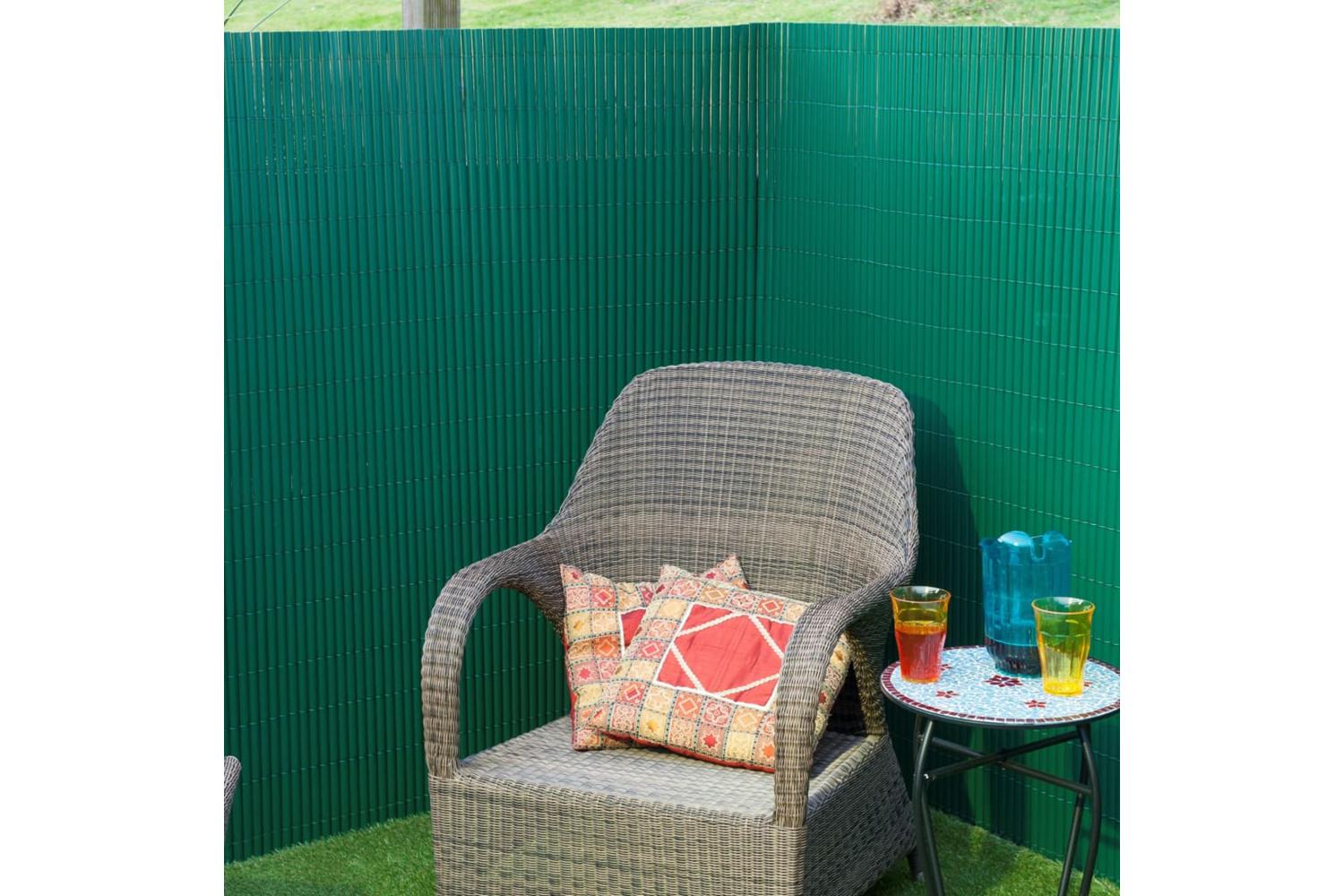 Nature 428516 Double Sided Garden Screen Pvc 1.5x3m Green-2