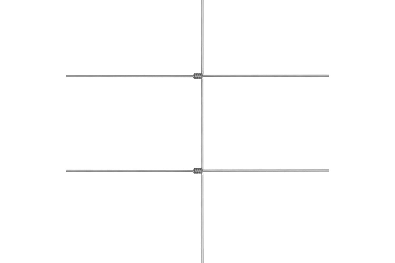 Vidaxl 149509 Garden Fence Galvanised Steel Silver 50x1.6 M-4