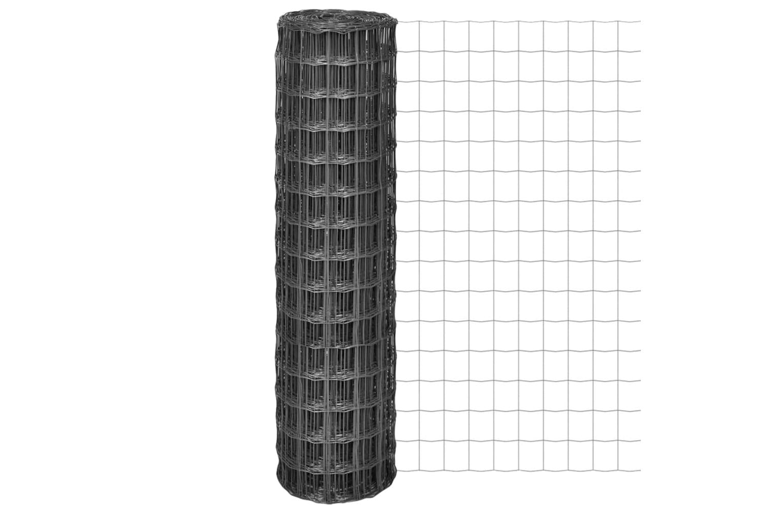 Vidaxl 142511 Euro Fence Steel 10x1.5 M Grey