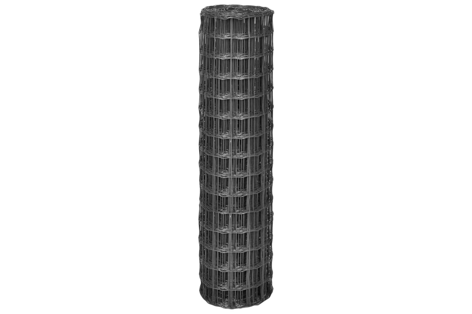 Vidaxl 142511 Euro Fence Steel 10x1.5 M Grey-2