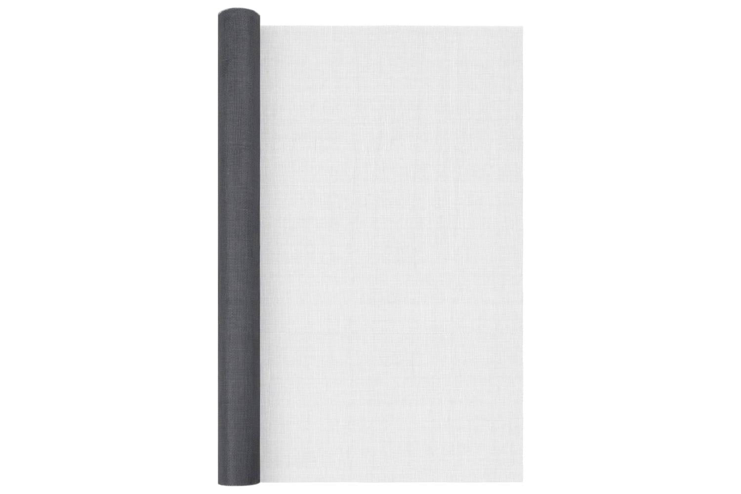vidaXL 150866 Mesh Screen Fiberglass 60x1000cm Grey-3