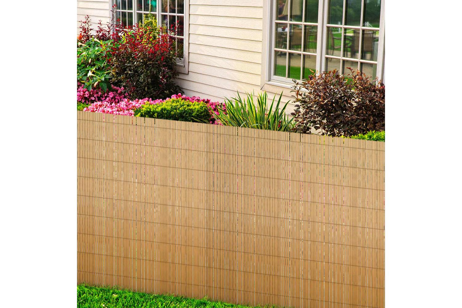 vidaXL 147738 Garden Reed Fence 100x1000cm-2
