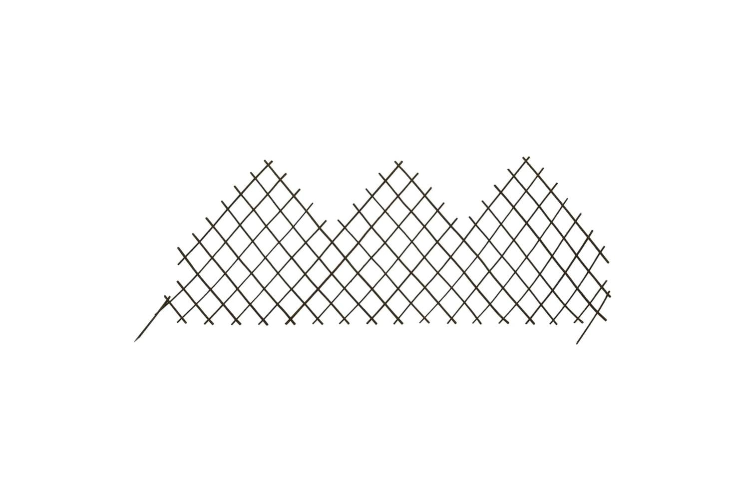 vidaXL 147794 Garden Trellis Fences 5 Pcs 170x75cm Willow-2
