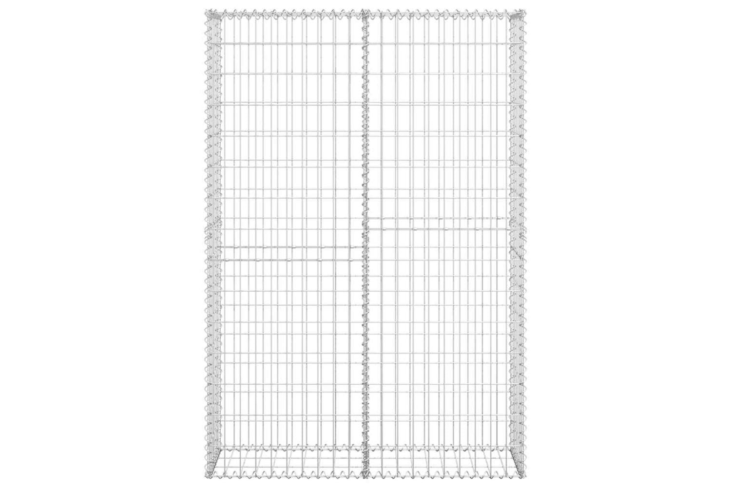 vidaXL 141042 Gabion Basket With Lids Galvanised Wire 150 X 100 X 30cm-5
