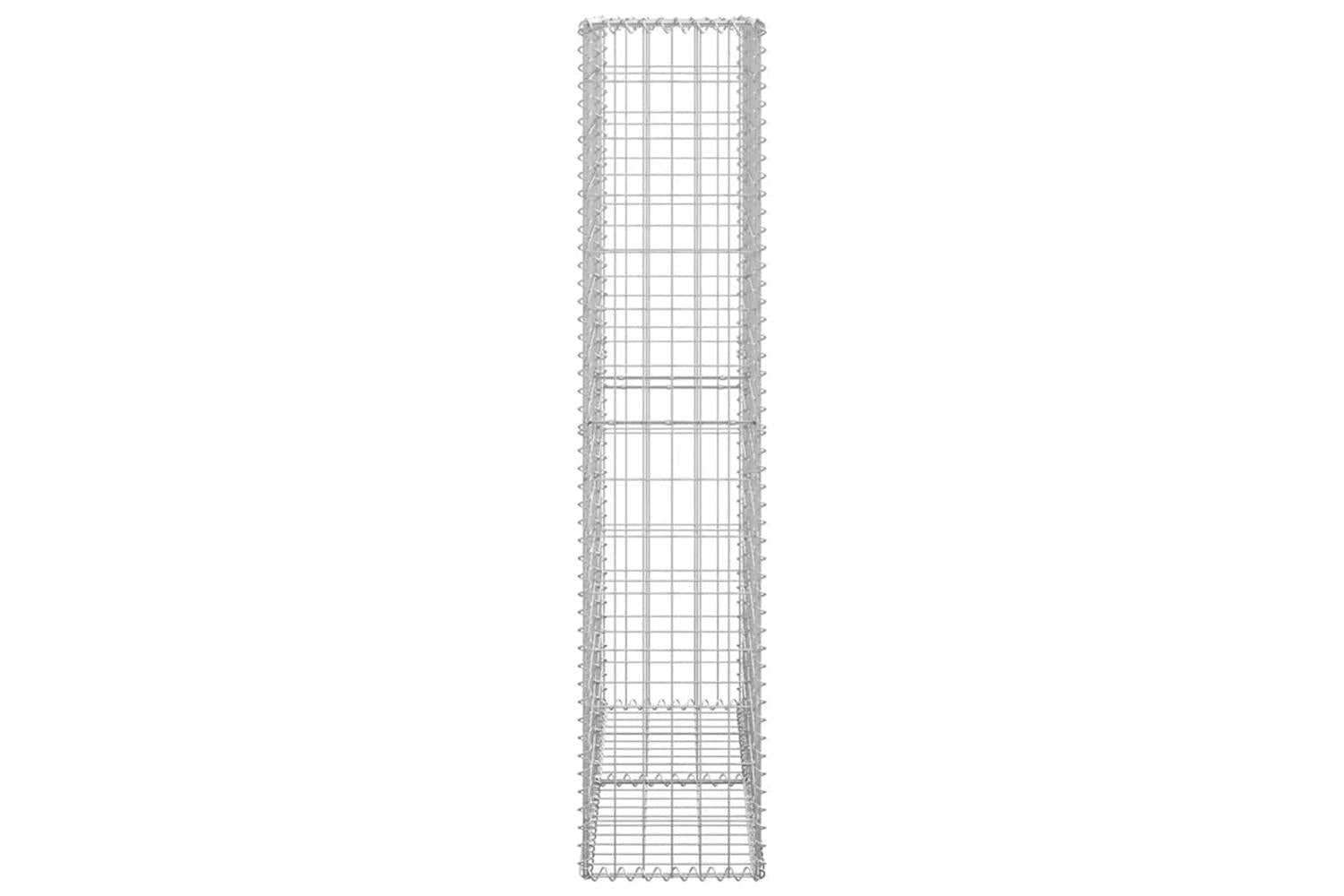 vidaXL 141042 Gabion Basket With Lids Galvanised Wire 150 X 100 X 30cm-6