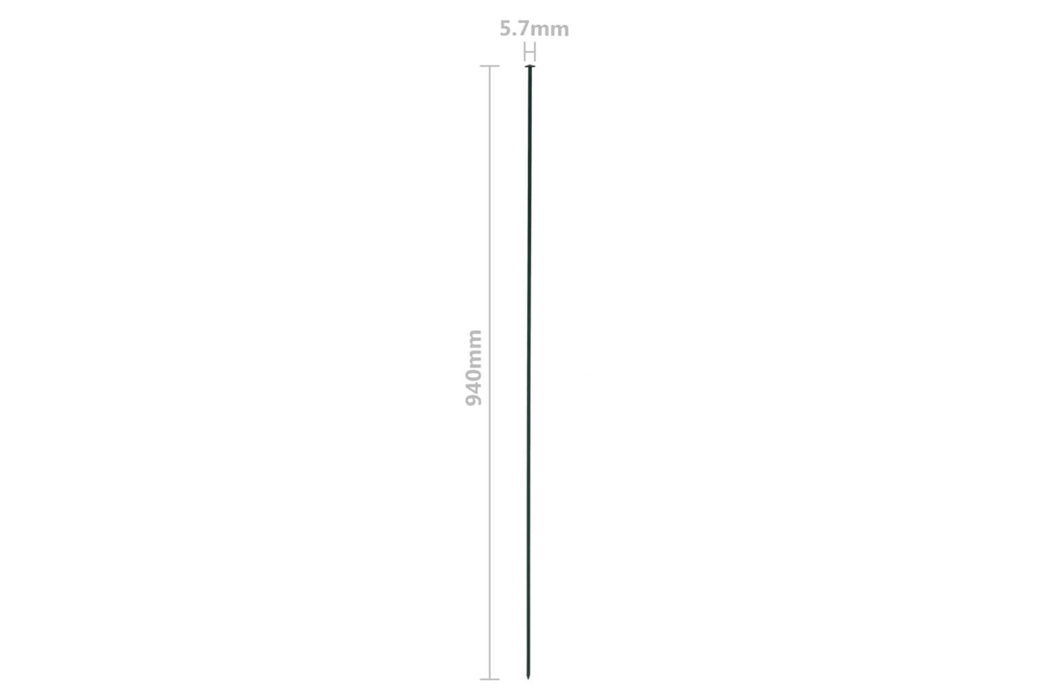 vidaXL 146102 Pond Fence Set 77.5x64cm Green-8