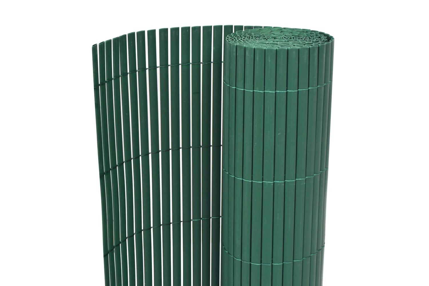 Vidaxl 43623 Double-sided Garden Fence Pvc 90x300 Cm Green