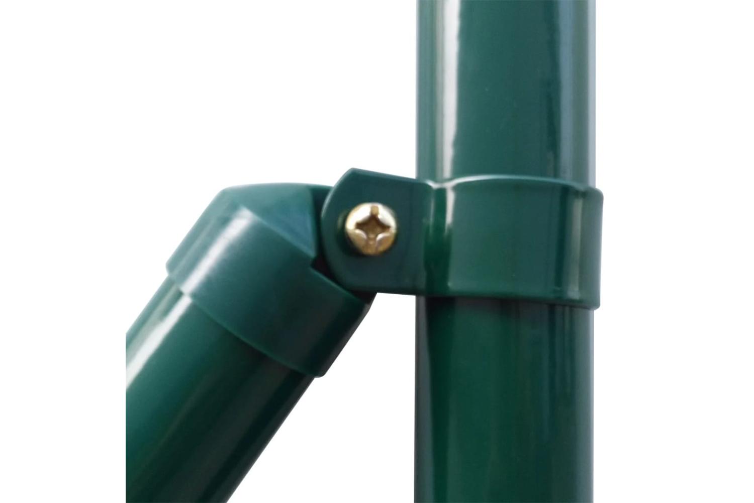 Vidaxl 142387 Euro Fence Steel 25x0.8 M Green-3