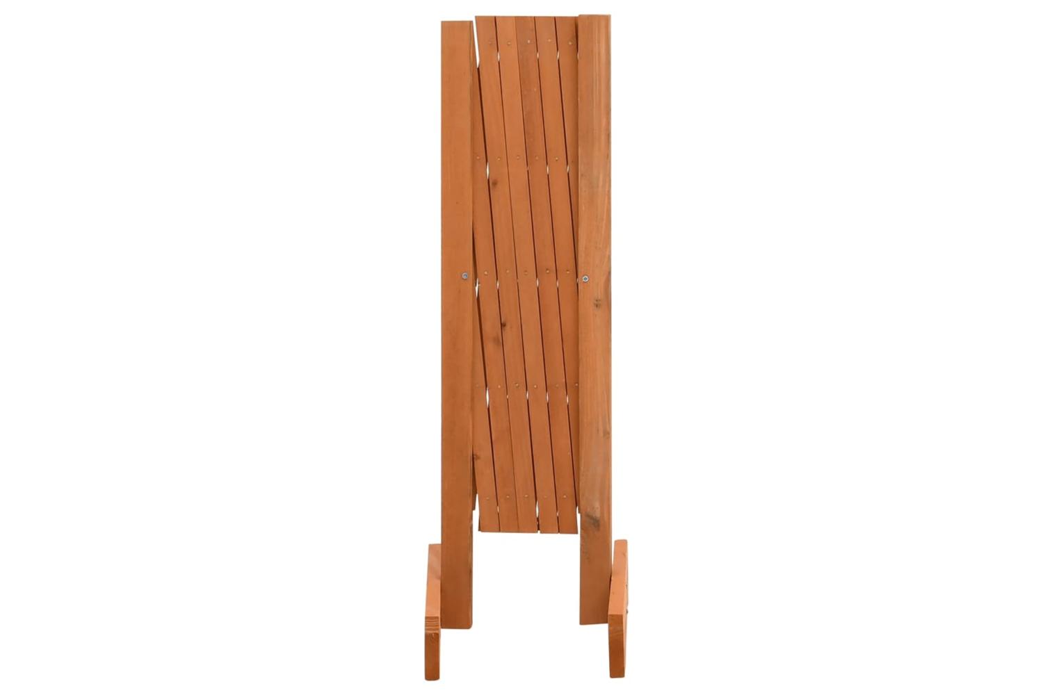 Vidaxl 314822 Garden Trellis Fence Orange 120x60 Cm Solid Firwood-3