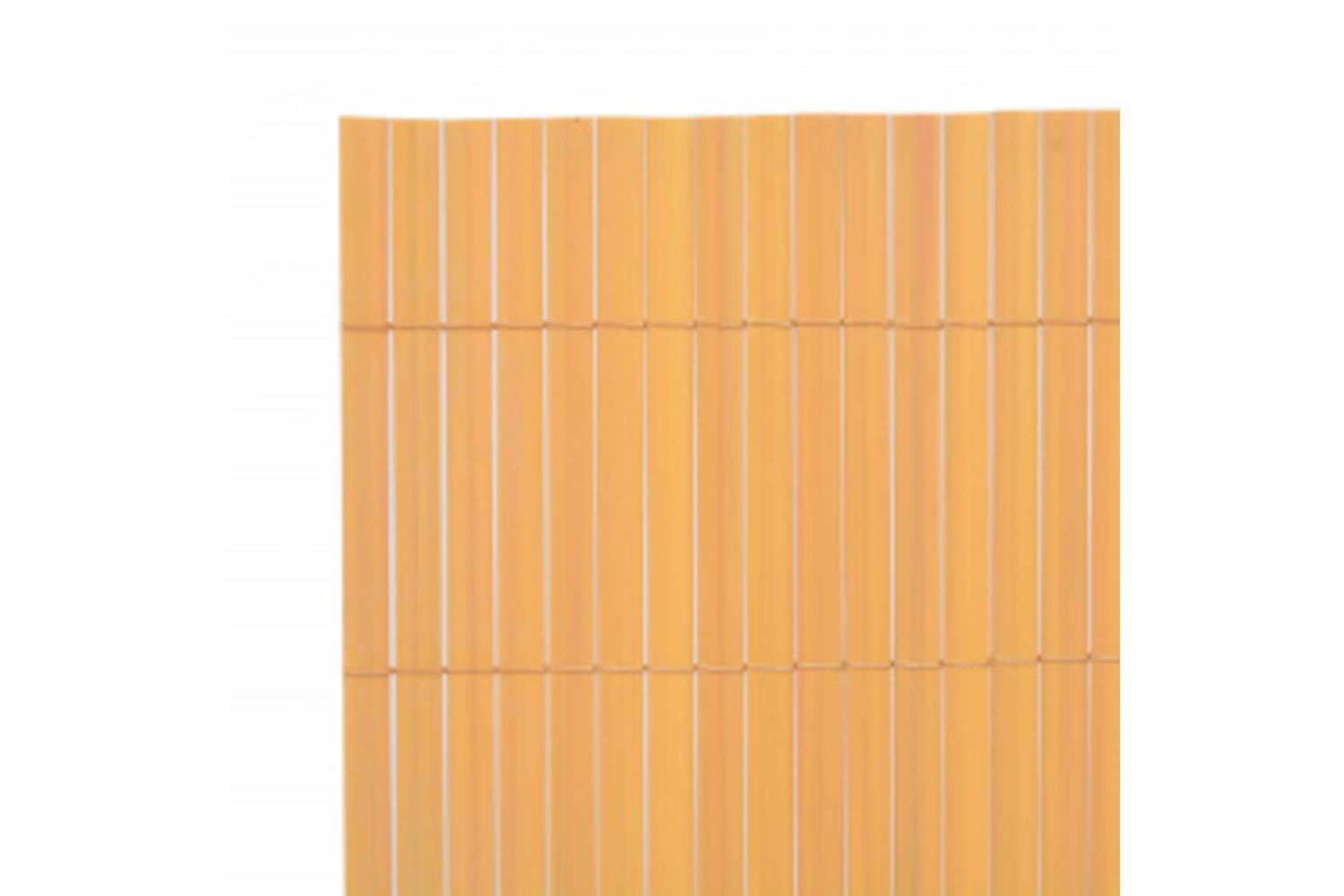 vidaXL 317153 Double-sided Garden Fence 110x300cm Yellow-5
