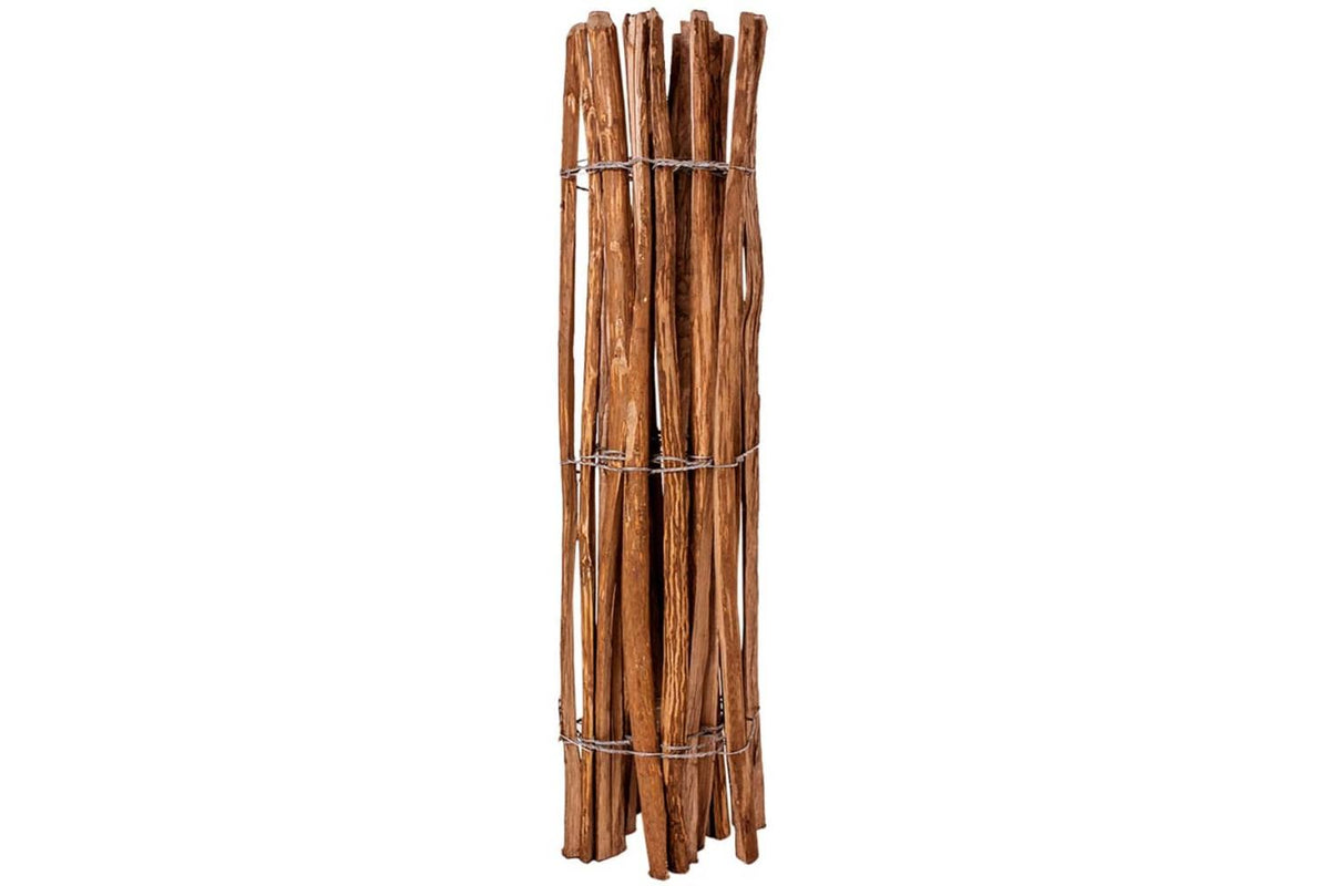 vidaXL 43142 Picket Fence Hazel Wood 120x250cm-2
