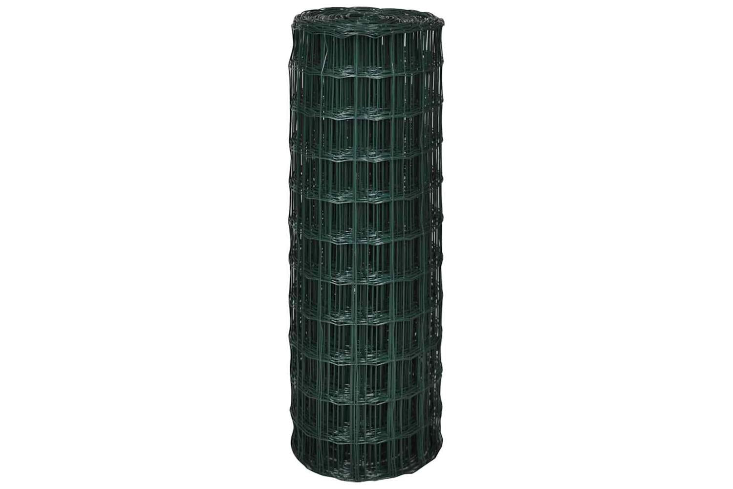 Vidaxl 140591 Euro Fence Steel 25x1.0 M Green-3