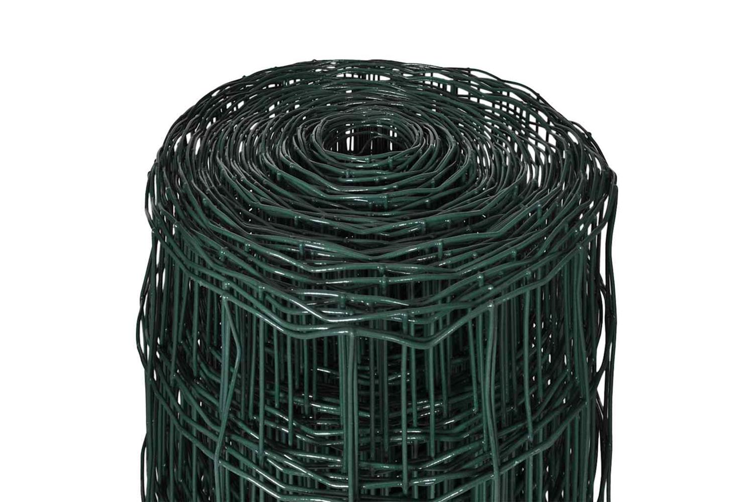 Vidaxl 140591 Euro Fence Steel 25x1.0 M Green-4