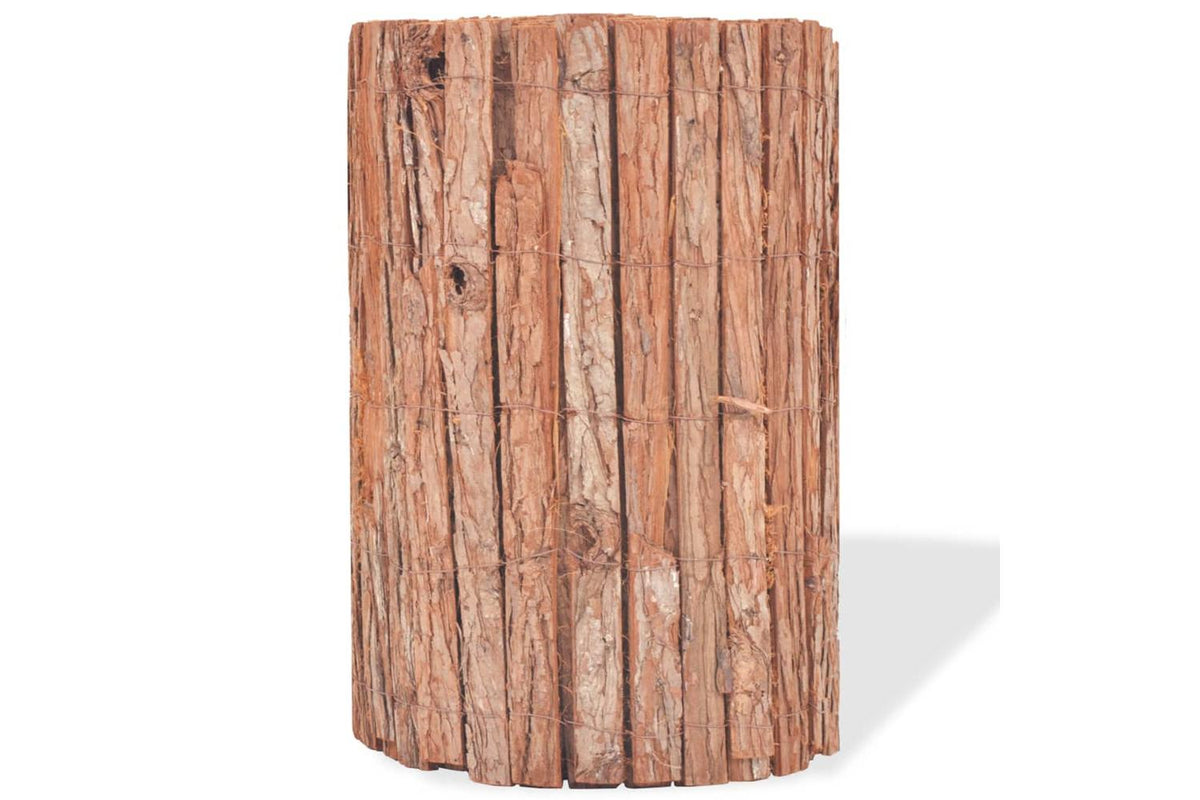 vidaXL 142680 Bark Fence 1000x50cm-4