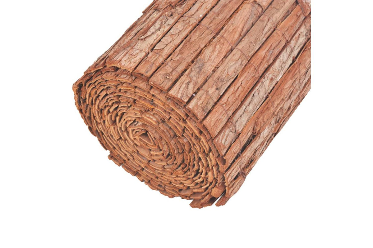 vidaXL 142680 Bark Fence 1000x50cm-5