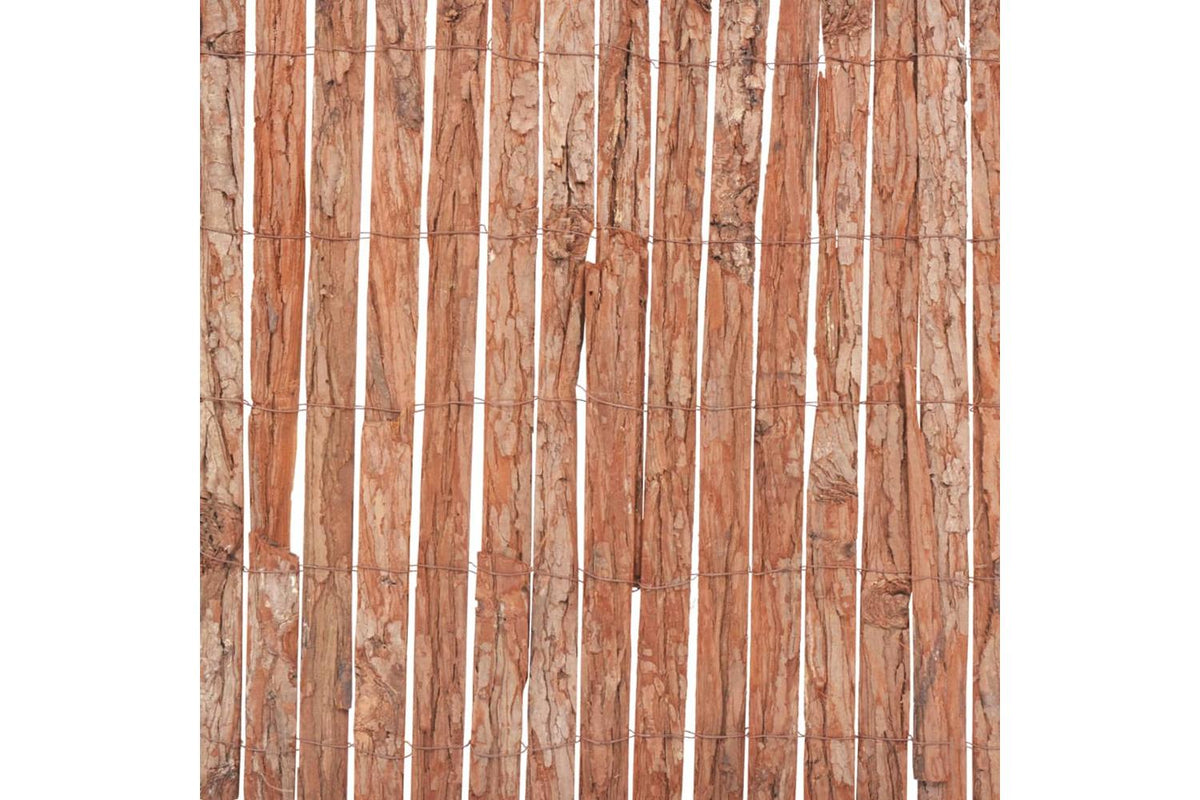 vidaXL 142680 Bark Fence 1000x50cm-6