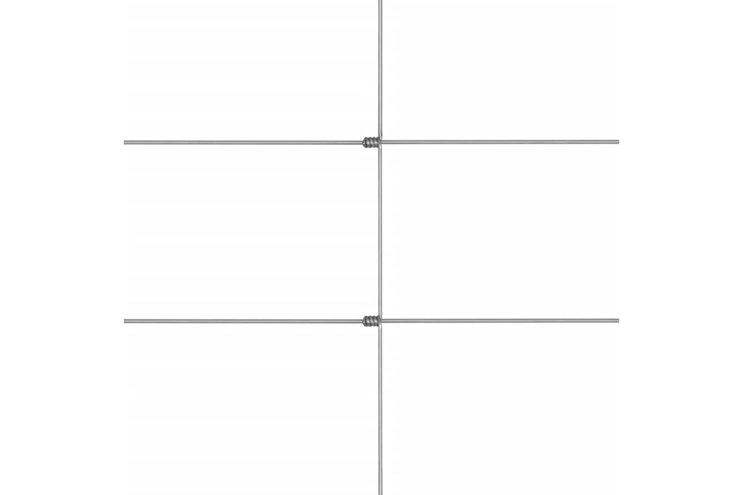 Vidaxl 149488 Garden Fence Galvanised Steel 50x1.5 M Silver-4
