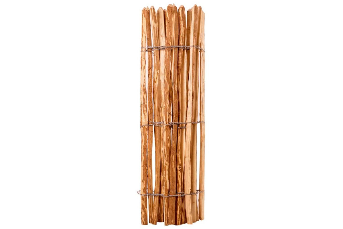 vidaXL 43138 Picket Fence Hazel Wood 120x250cm-2
