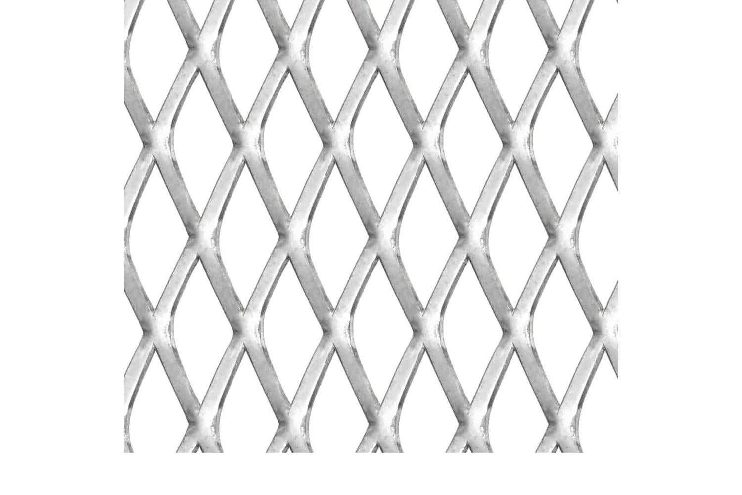 vidaXL 142282 Garden Wire Fence Stainless Steel 50x50cm 30x17x2.5mm-3
