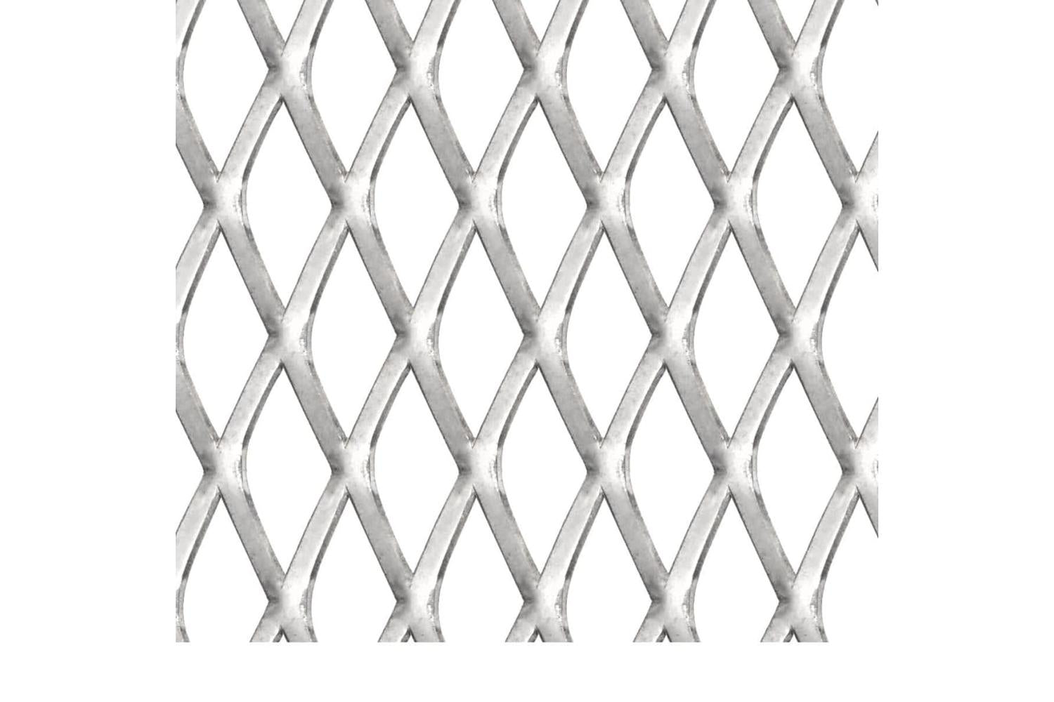 vidaXL 142283 Garden Wire Fence Stainless Steel 100x85cm 30x17x2.5mm-3