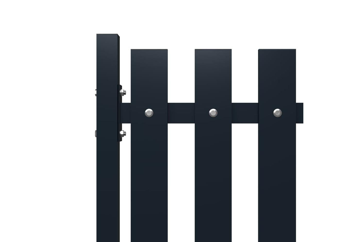 vidaXL 146470 Fence Panel Anthracite 174.5x75cm Powder-coated Steel-3