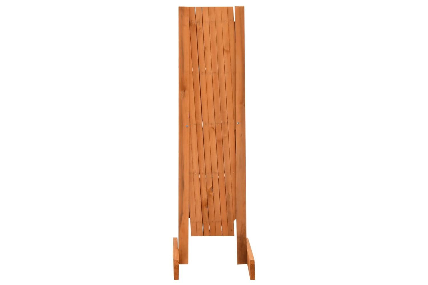Vidaxl 314826 Garden Trellis Fence Orange 150x80 Cm Solid Firwood-3