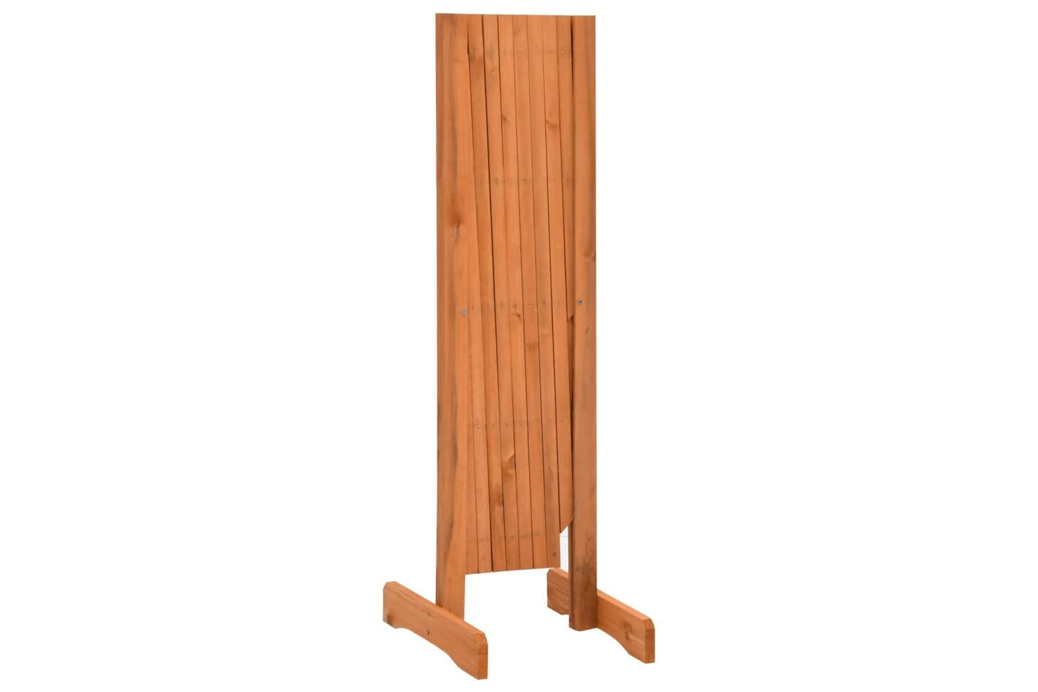Vidaxl 314826 Garden Trellis Fence Orange 150x80 Cm Solid Firwood-4