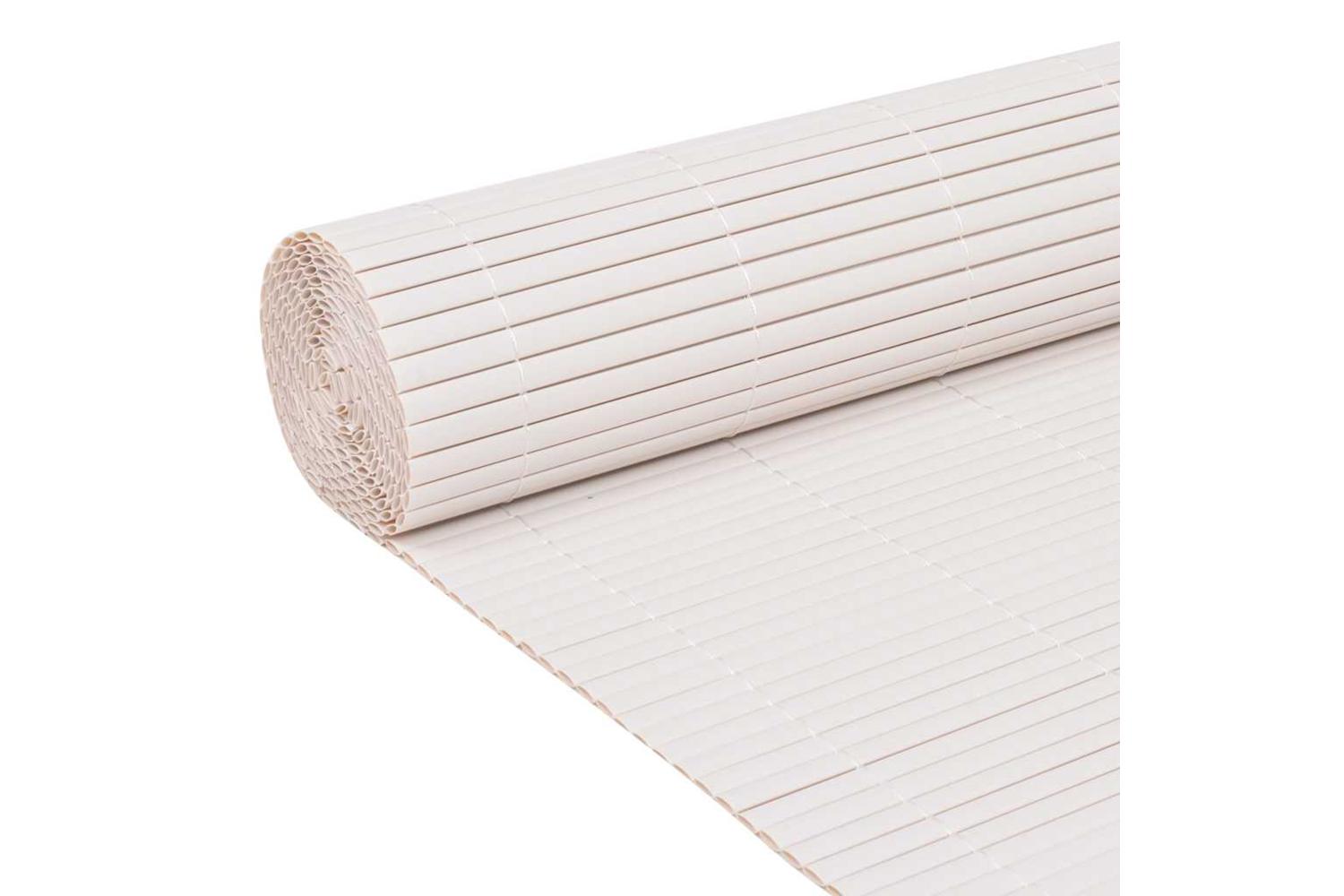Vidaxl 317156 Double-sided Garden Fence 110x400 Cm White-3