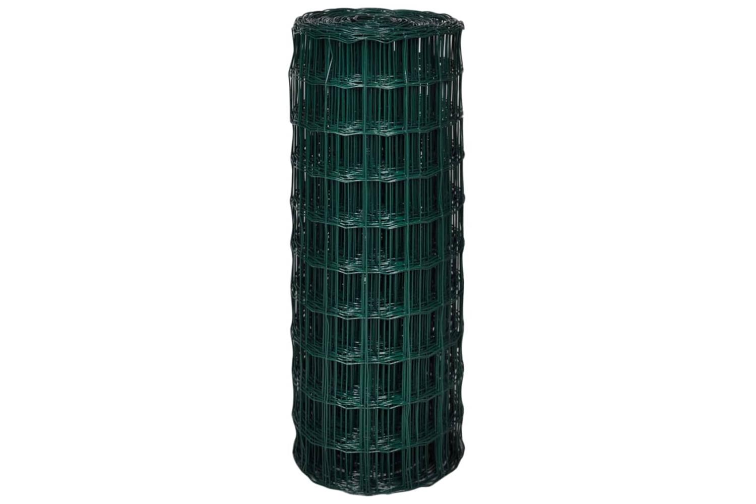 Vidaxl 140579 Euro Fence Steel 25x1.0 M Green-3