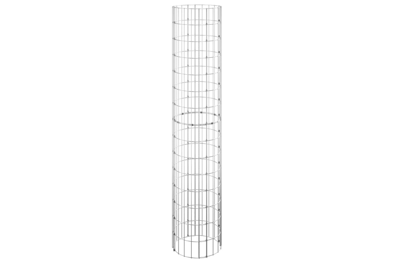 vidaXL 152013 Circular Gabion Pole Galvanised Steel ÃƒÂƒÃ‚Â˜30x150cm-2