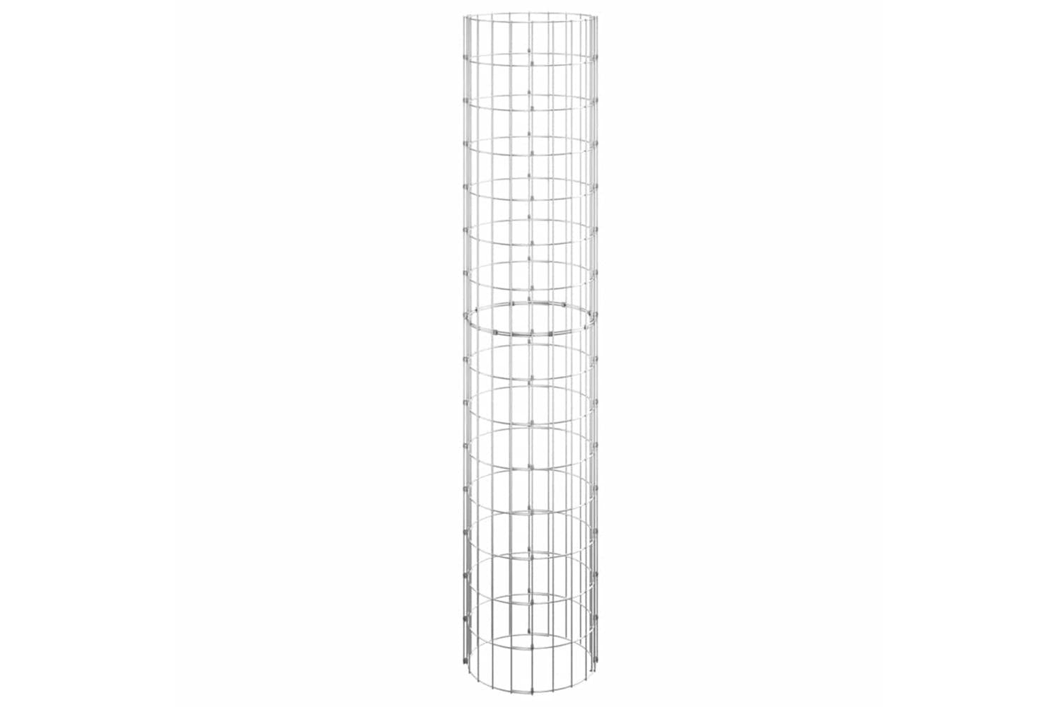 vidaXL 152013 Circular Gabion Pole Galvanised Steel ÃƒÂƒÃ‚Â˜30x150cm-3