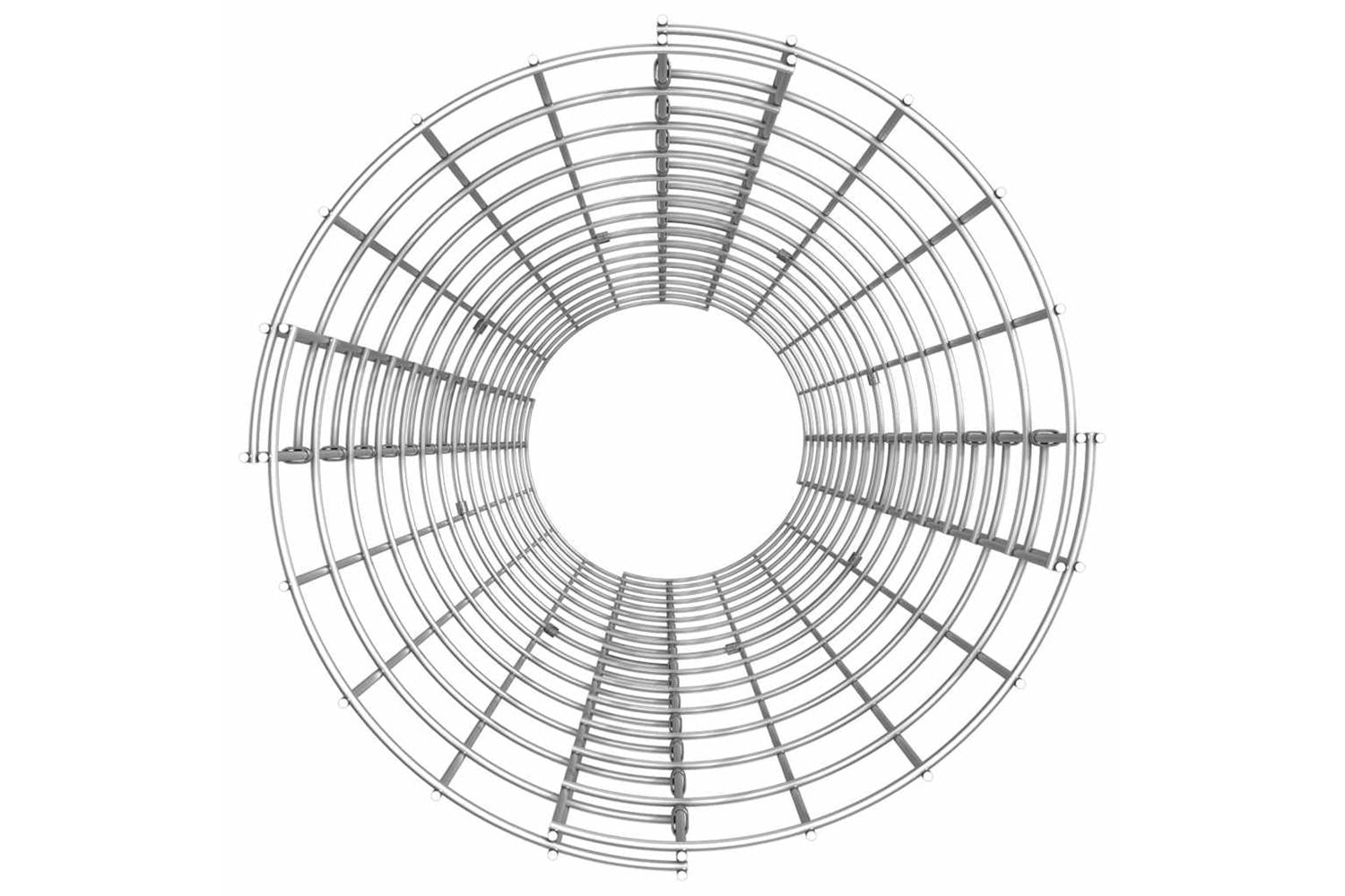 vidaXL 152013 Circular Gabion Pole Galvanised Steel ÃƒÂƒÃ‚Â˜30x150cm-4