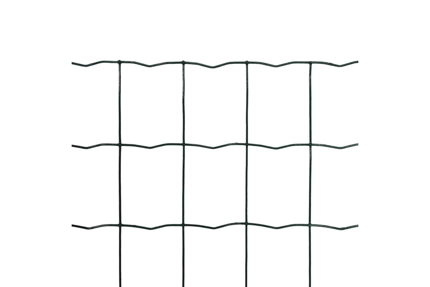 Vidaxl 140587 Euro Fence Steel 10x1.5 M Green-2