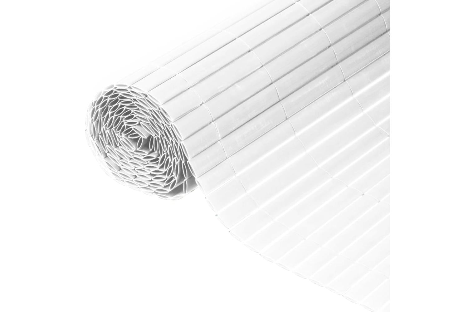 Nature 428517 Double Sided Garden Screen Pvc 1x3m White