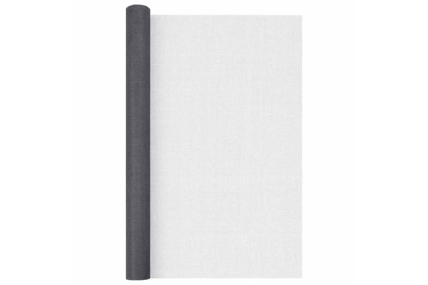 vidaXL 150869 Mesh Screen Fiberglass 80x1000cm Grey-3