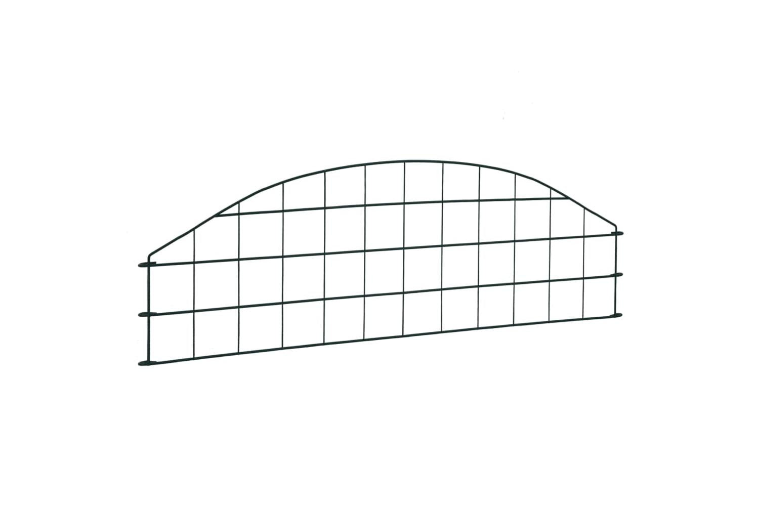 vidaXL 146101 Arched Pond Fence Set 77.3x26cm Green-3